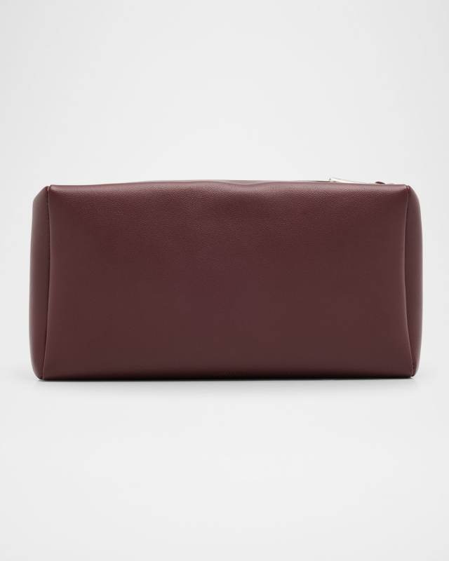 Compact Clutch Bag in Nappa Leather